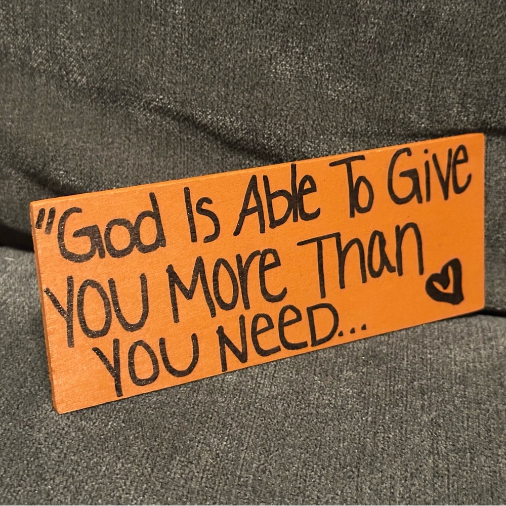 Bible Verse Wooden Painting